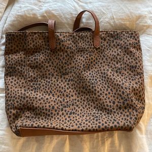 Cheetah tote